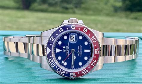 rolex gmt master ii bicolor stahl / gold|rolex gmt pepsi white gold.